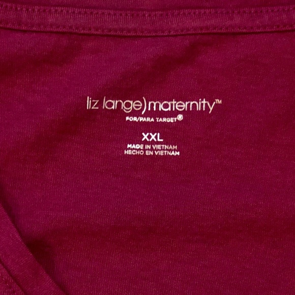 Plum Liz Lange Maternity Blouse Size: XXL Target - Picture 2 of 3